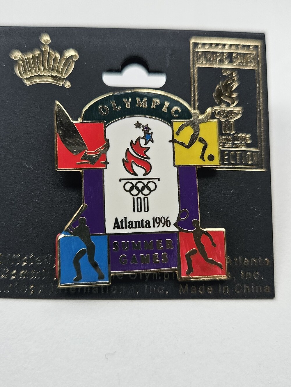 official licensed pin Olimpics Atlanta 1996 Hat